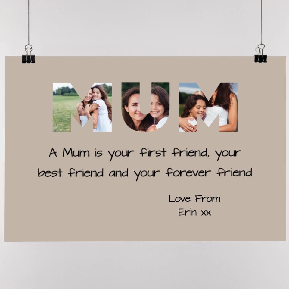 Mum Photo Poster